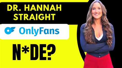 dr hannah straight|Dr. Hannah Straight; A NATIONAL TREASURE!!! New Video in。